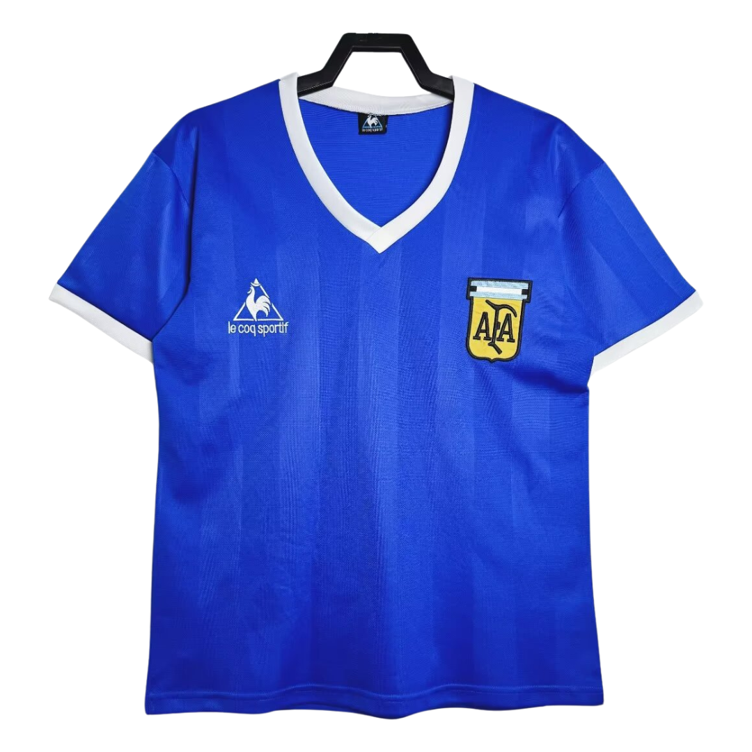 Football Jersey Argentina 1986 Shirt Coq Sportif Argentina 1986