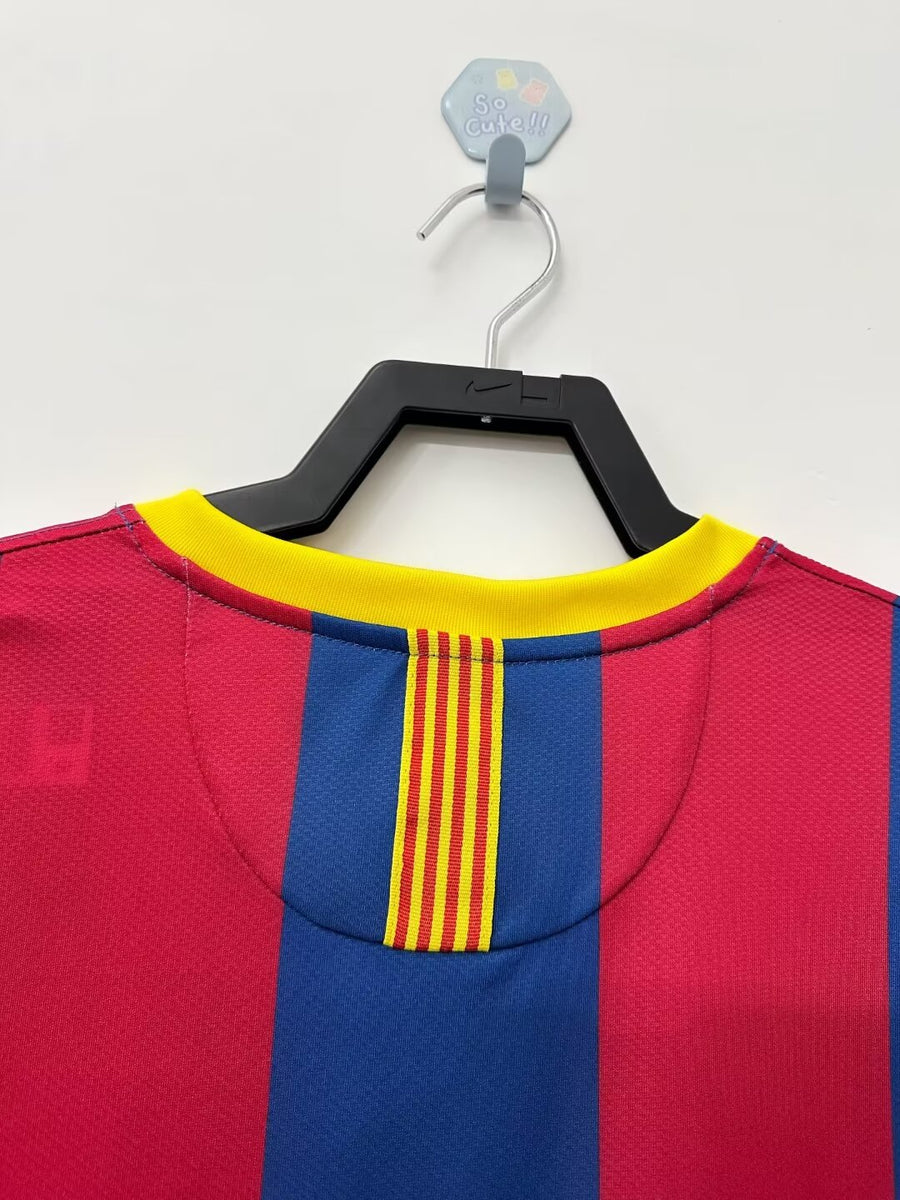 Barcelona Long Sleeve Home Shirt - 2010-11 – Retro Football Shirts