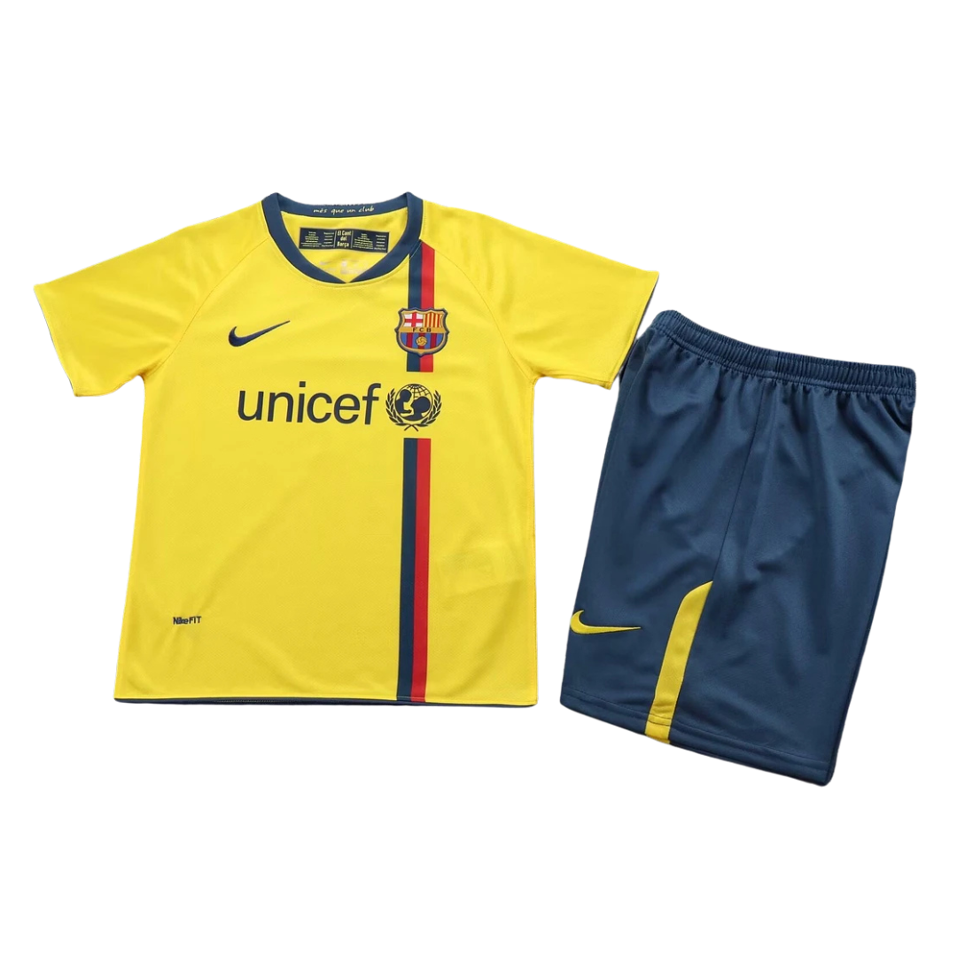 FC Barcelona Away 2008-2009 - KIDS SET – Retro Football Shirts