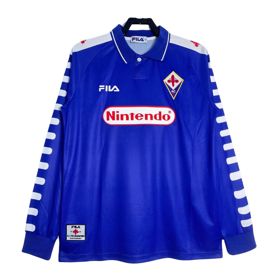 Fiorentina Maglia Casalinga a Maniche Lunghe 1998-99 – Retro