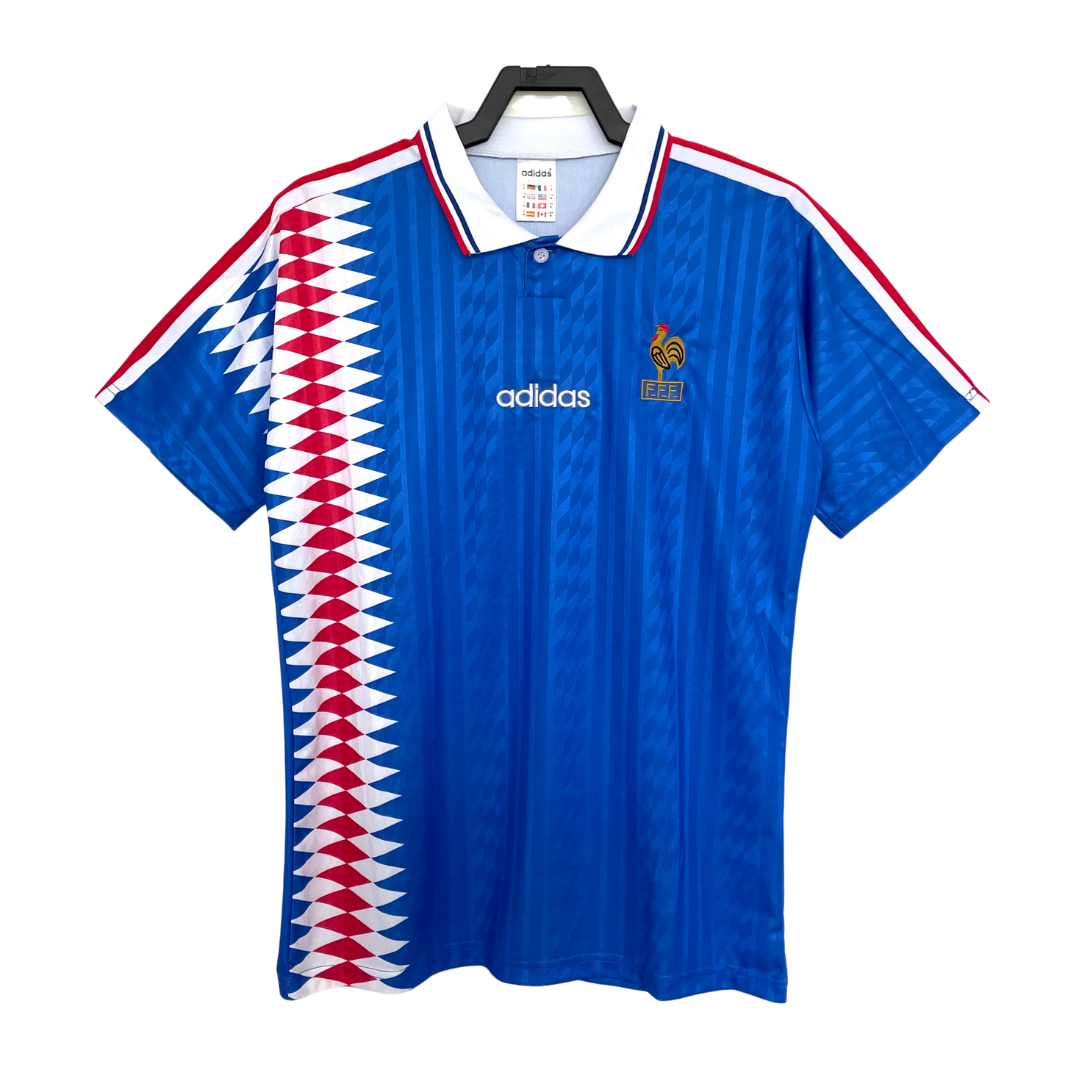  France F.F.F. サッカーユニフォーム Mサイズ France Home Shirt - 1994 – Retro Football Shirts