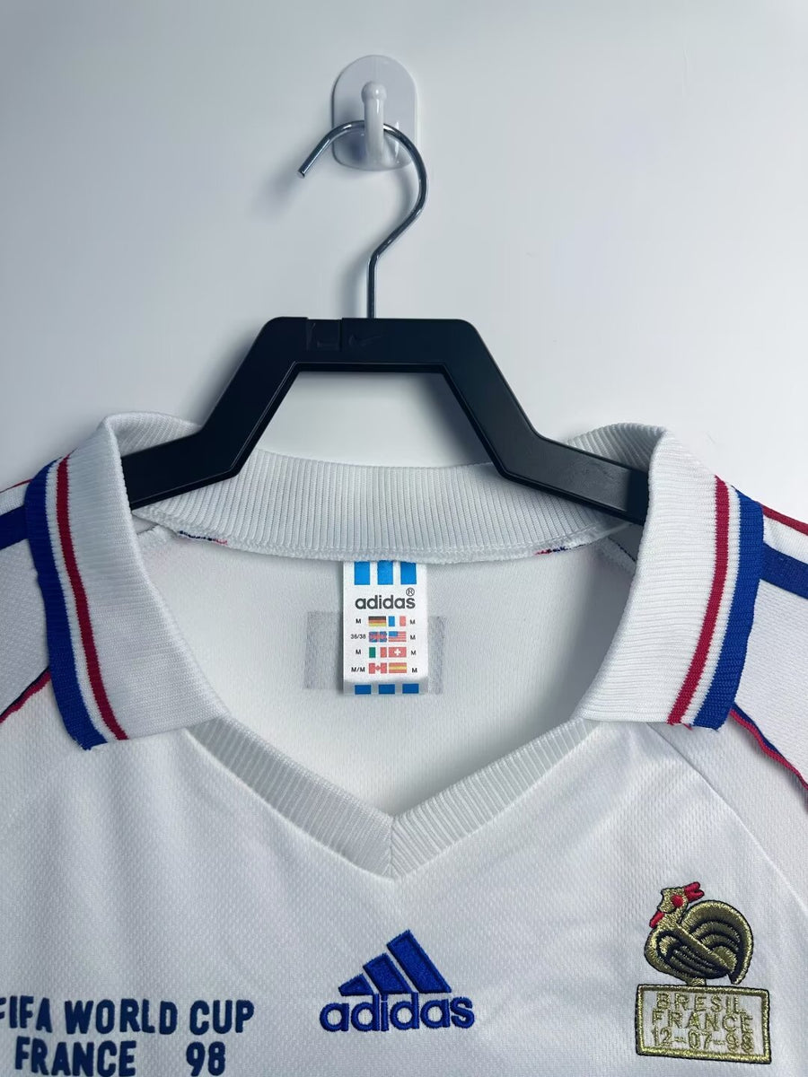 France Long Sleeve Away Shirt - 1998 – Retro Football Shirts