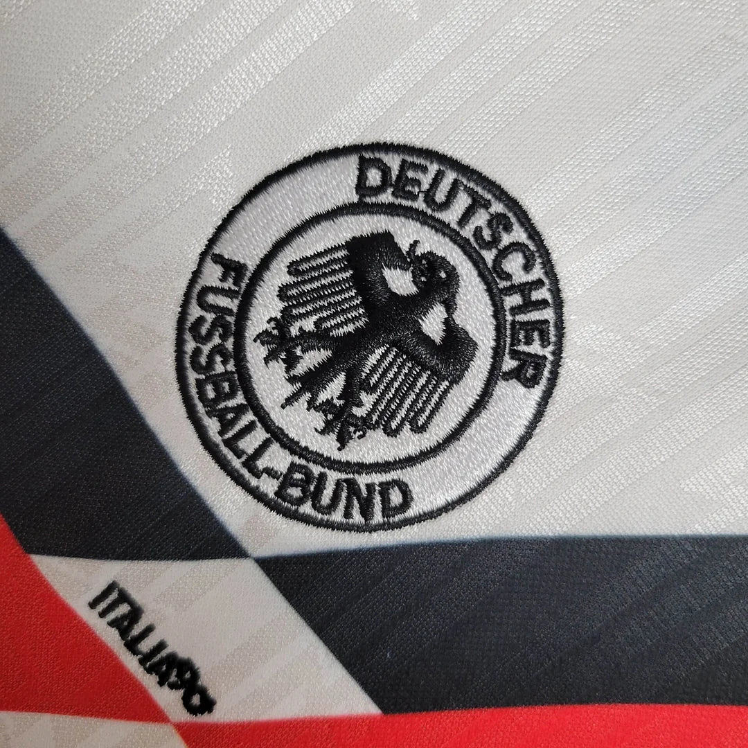 Maillot De Foot Allemagne Coupe Du Monde 1990 - Jürgen Klinsmann #18 - Taille M - Neuf Adidas