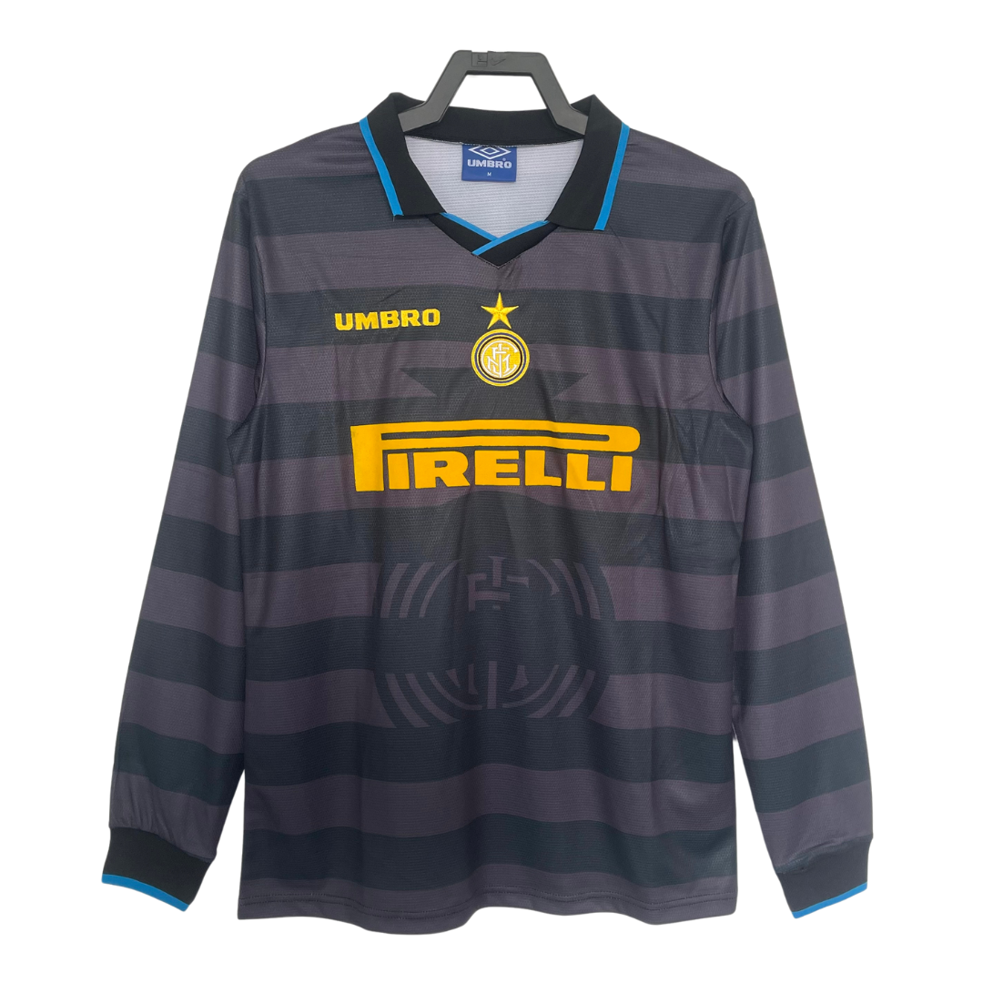 Inter Milan Long Sleeve Away Shirt - 1997-98 – Retro Football Shirts