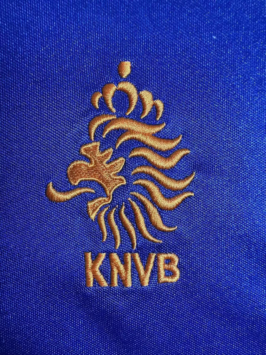 Maillot Vintage Pays-Bas 97/98 – Extérieur Bleu #9 – Nike Taille L – Occasion