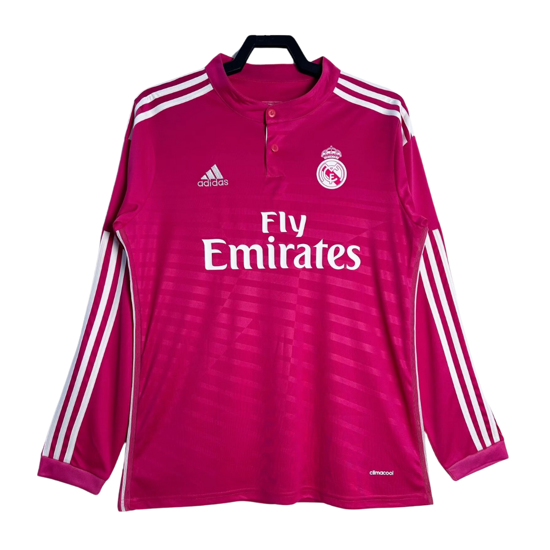 Real Madrid Long Sleeve Away Shirt 2014-15 – Retro Football Shirts