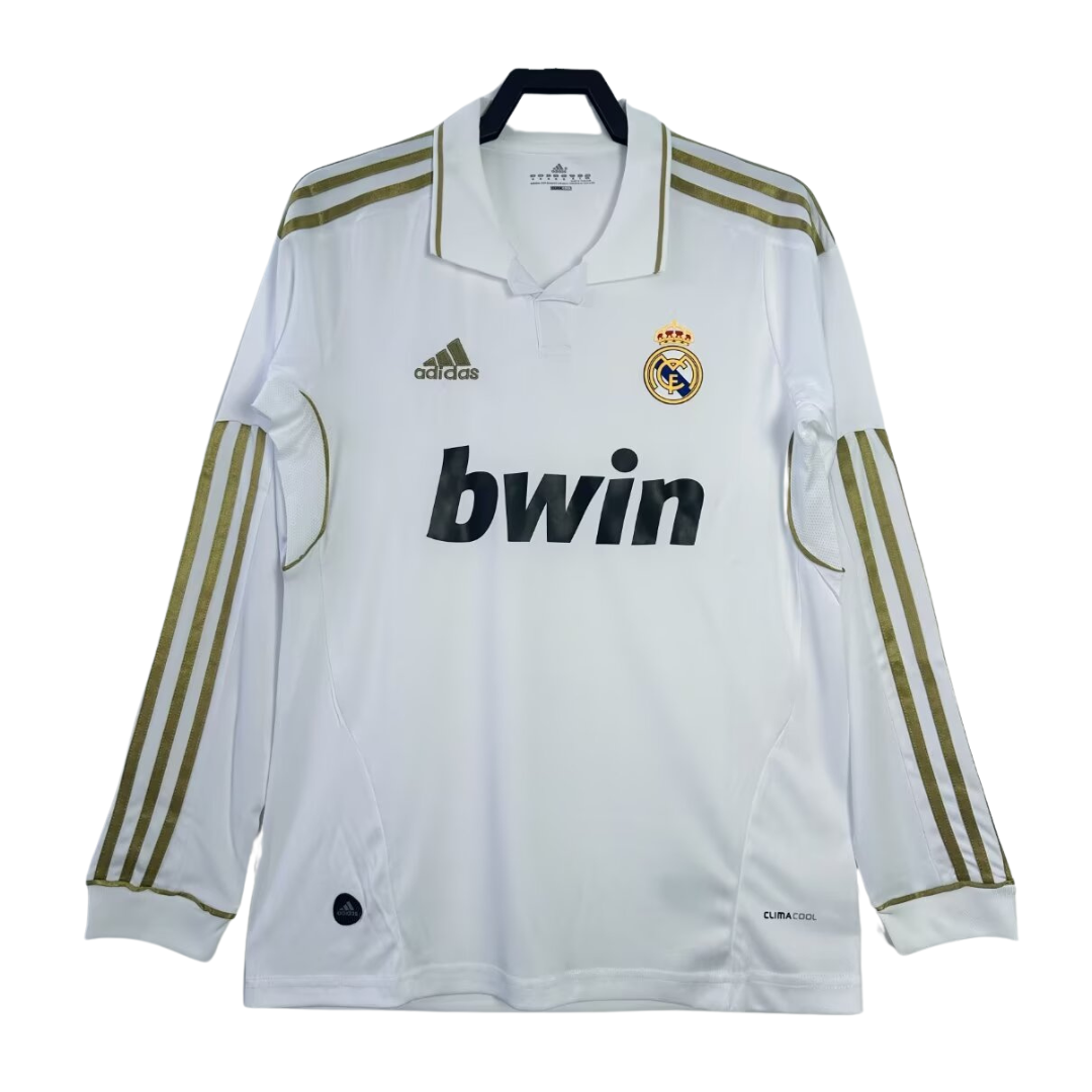 Real Madrid Long Sleeve Home Shirt - 2011-12 – Retro Football Shirts