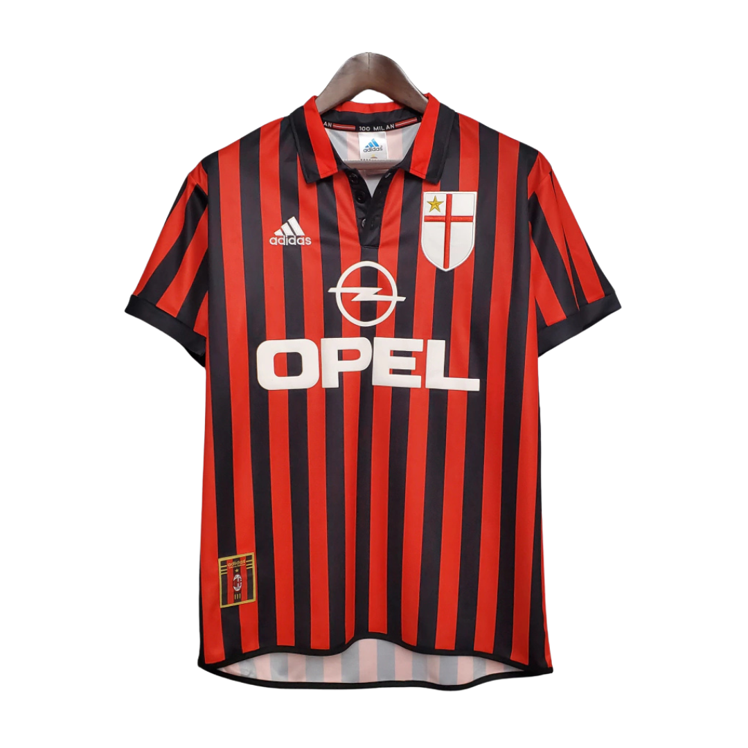 AC Milan Home Shirt - 100 Years - 1999-2000 – Retro Football Shirts