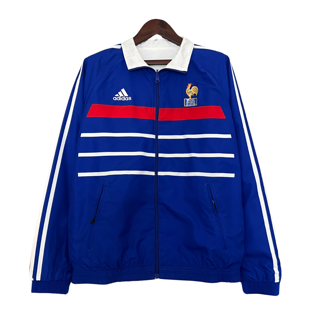 France World Cup 1998 Reversible Retro Jacket – Retro Football Shirts