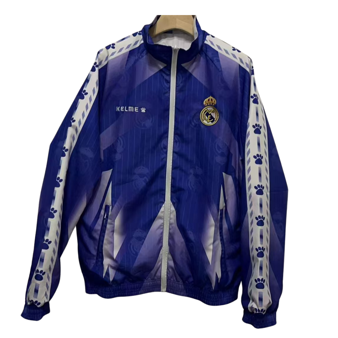 Real Madrid 1996-1997 Reversible Retro Jacket – Retro Football Shirts