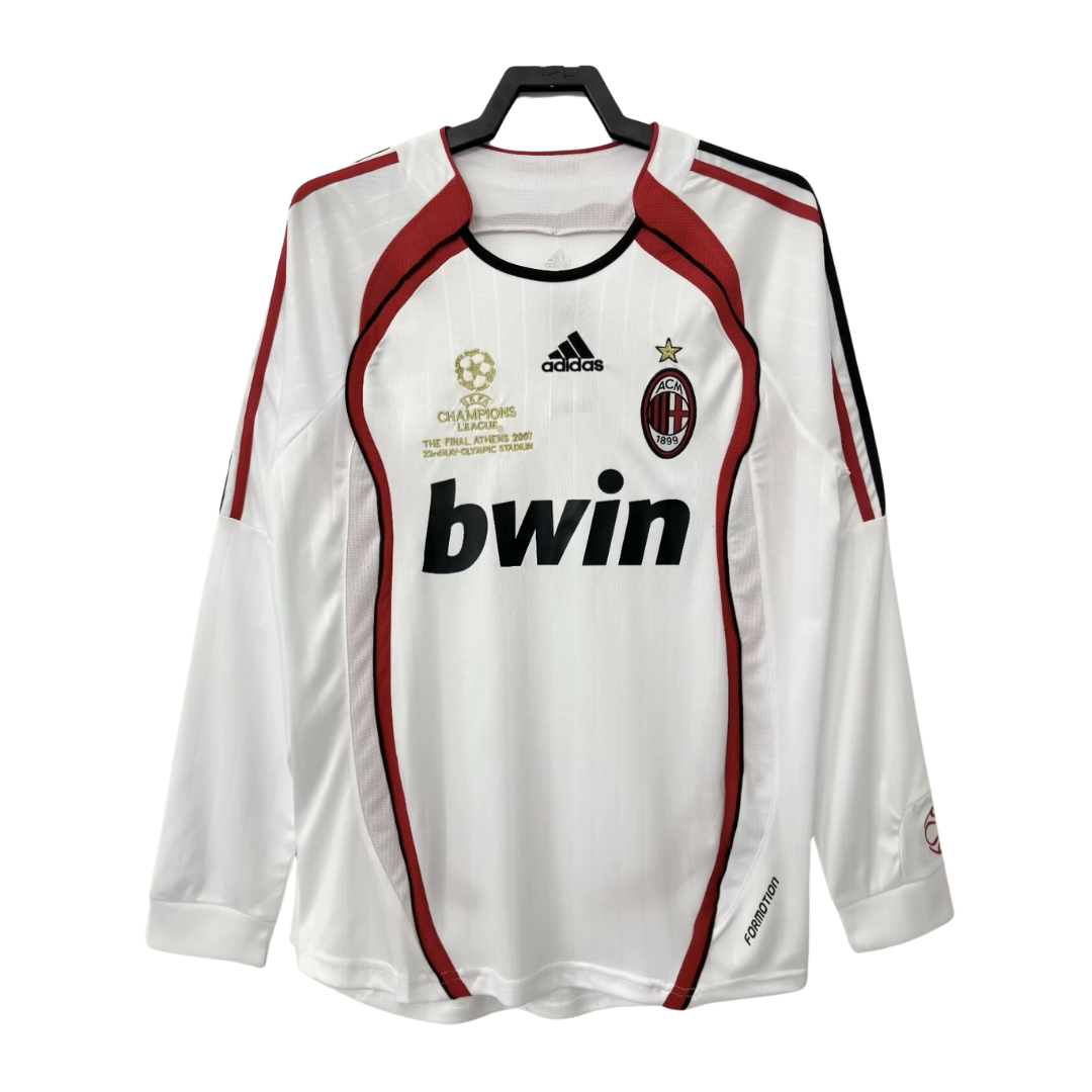 Maillot AC Milan Extérieur 2006/2007 – Blanc – Numéro 3 Maldini – Adidas – Taille Homme – Football Rétro