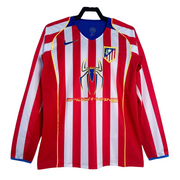 Camiseta de casa de manga larga del Athletico Madrid - 2004-05
