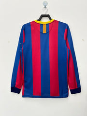 Barcelona Langarm-Heimtrikot - 2010-11