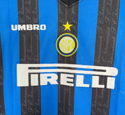 Maglia da casa a maniche lunghe dell'Inter - 1997-98