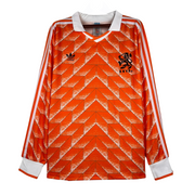 Netherlands Long Sleeve Home Shirt - 1988