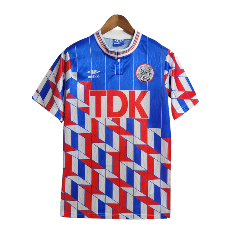90s UMBRO AJAX アヤックス サッカーユニフォーム アウェイ AFC Ajax Away Shirt - 1990-1991 – Retro Football Shirts