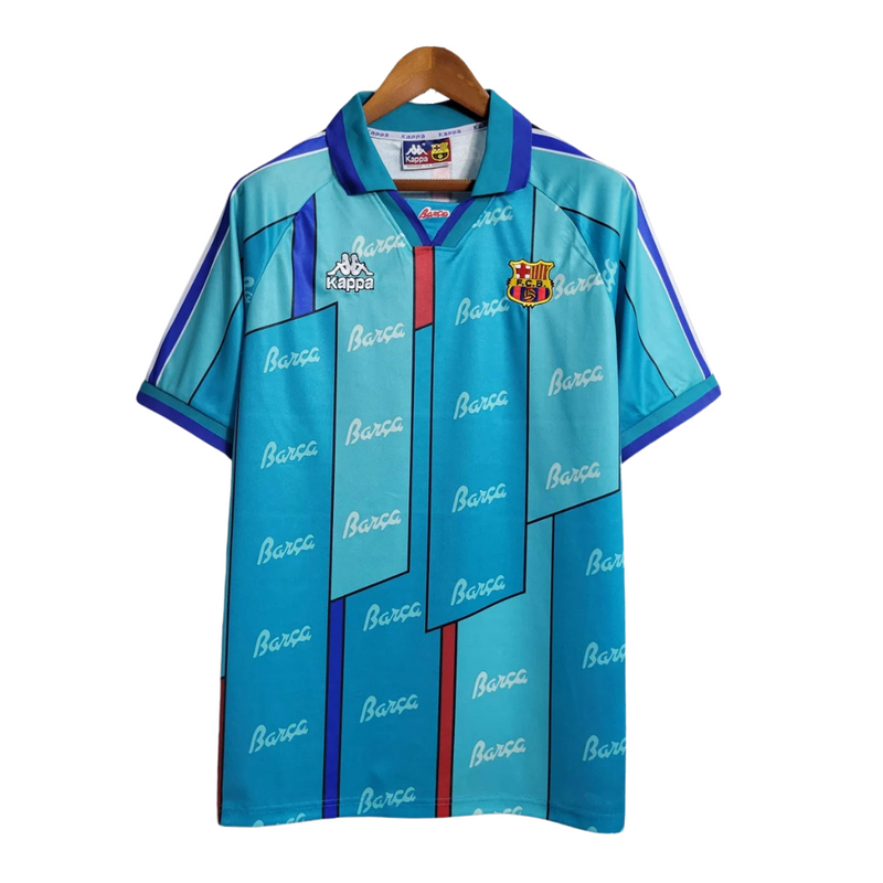 Maillot foot retro et vintage - FC Barcelone domicile 1992/1995 – Le Maillot foot retro et vintage - FC Barcelone domicile 1992/1995 – Le